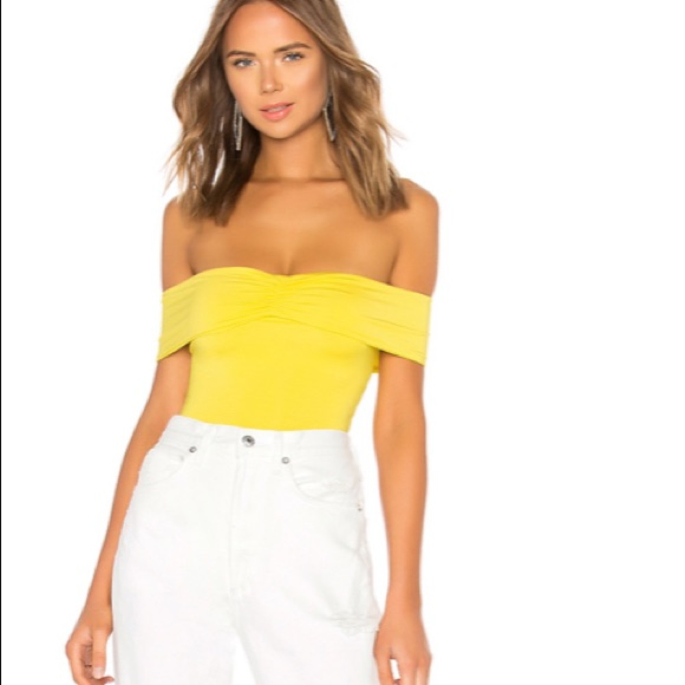 Bright Yellow Body Suit